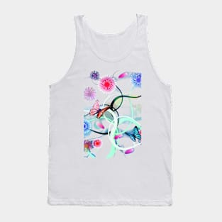 Dahlias and Vines Tank Top